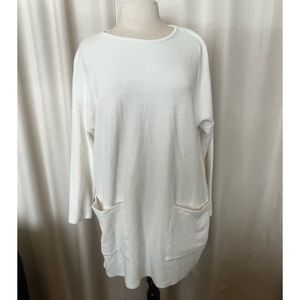 Zara off white short dress